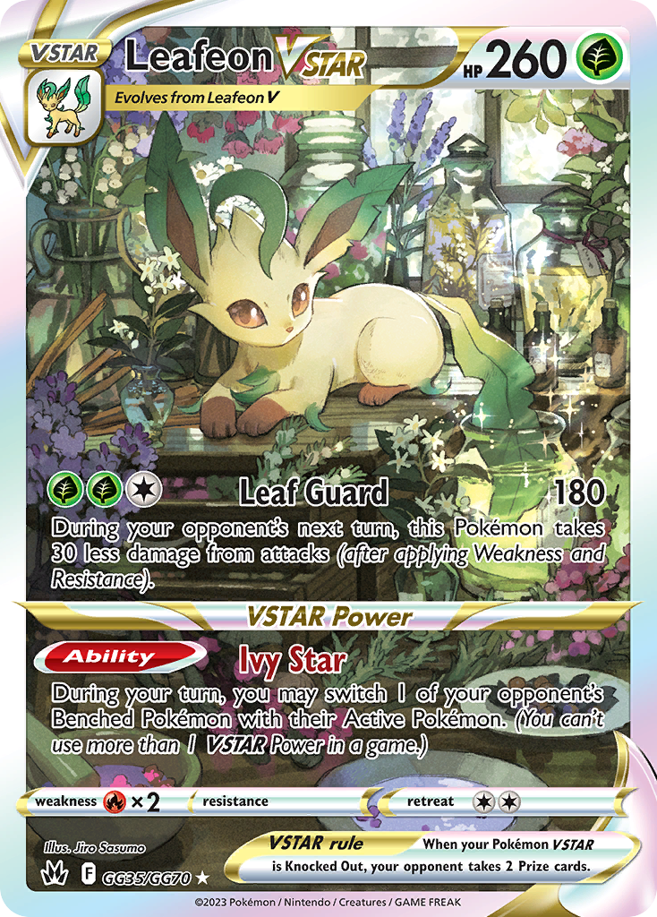 Leafeon V-ASTRO Cenit Supremo Galería de Galar GG35/70