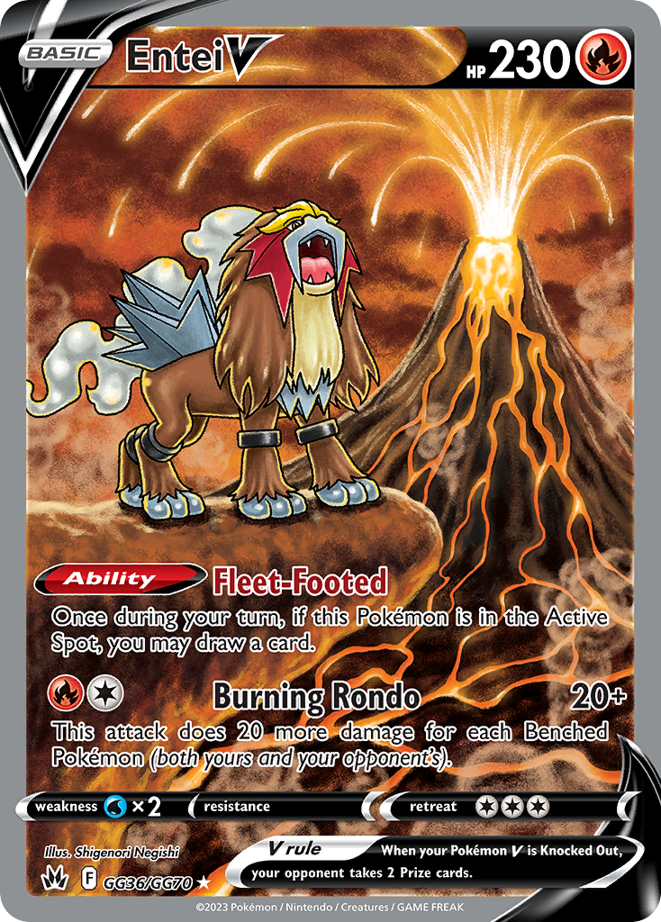 Entei V Realeza Absoluta Galeria de Galar GG36/70
