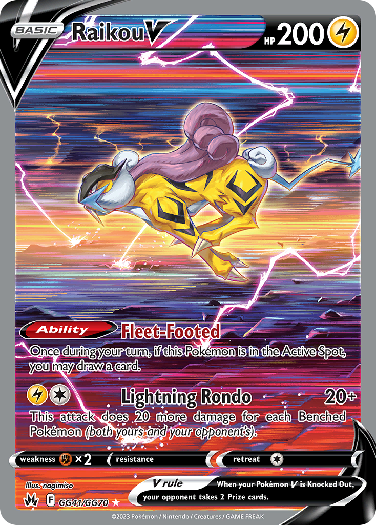 Raikou V Zenit der Könige Galar-Galerie GG41/70