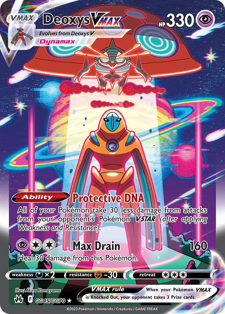 Deoxys VMAX Realeza Absoluta Galeria de Galar GG45/70
