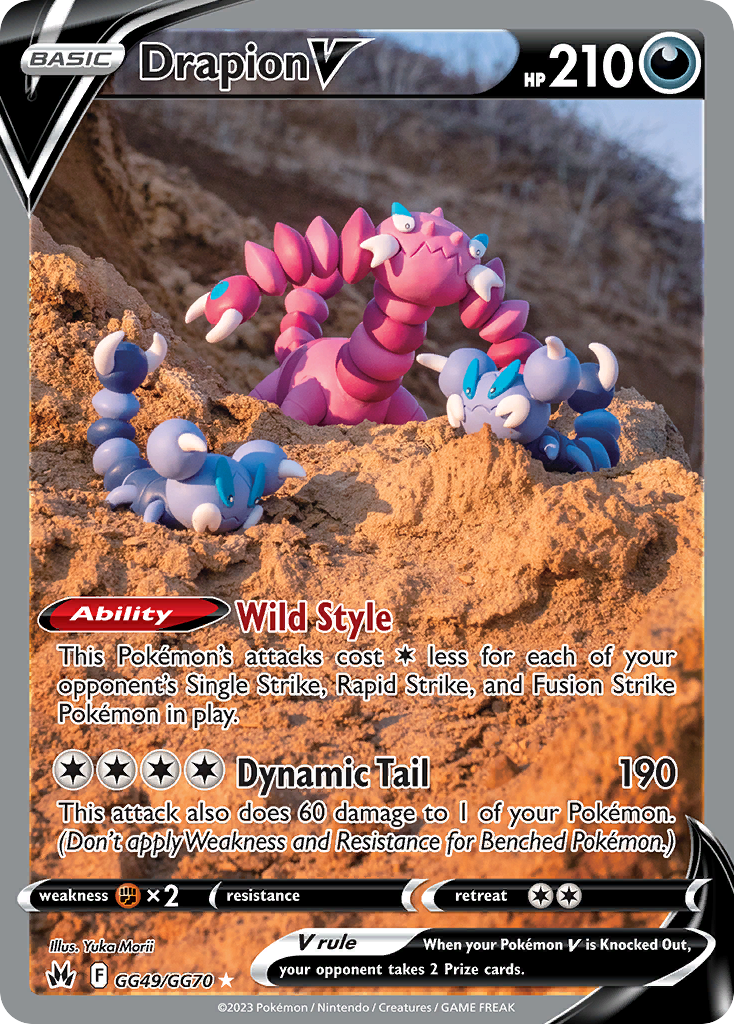Drapion V Realeza Absoluta Galeria de Galar GG49/70