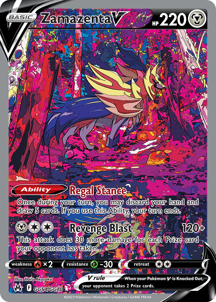 Zamazenta V Realeza Absoluta Galeria de Galar GG54/70