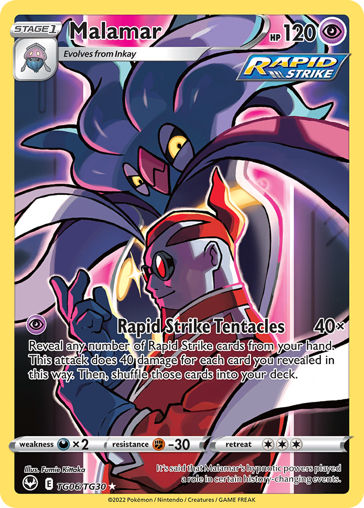 Malamar Silver Tempest Trainer Gallery TG06/30