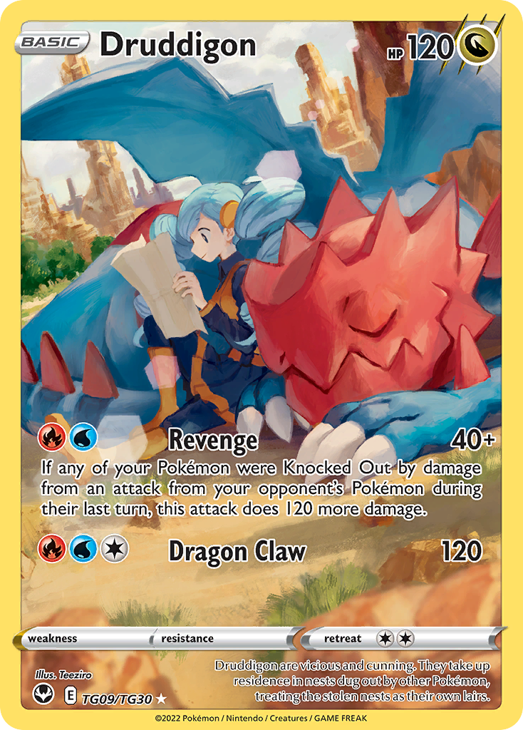 Druddigon Silver Tempest Trainer Gallery TG09/30