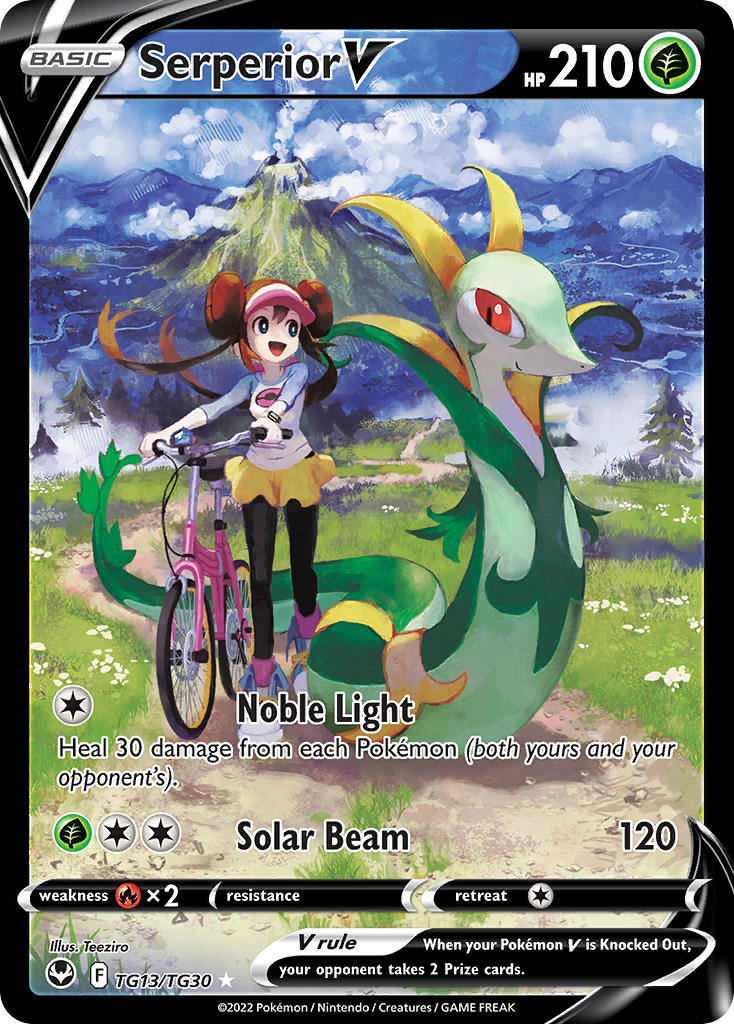 Serperior V Silver Tempest Trainer Gallery TG13/30