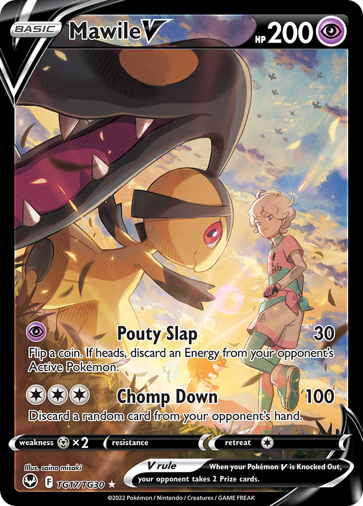 Mawile V Silver Tempest Trainer Gallery TG17/30