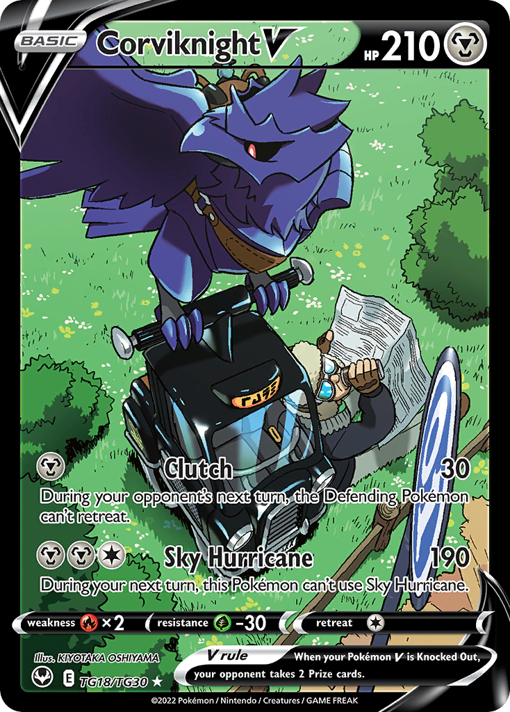 Corviknight V Silver Tempest Trainer Gallery TG18/30