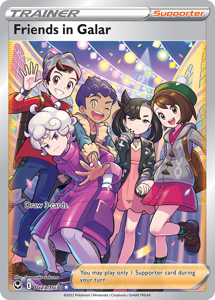 Friends in Galar Silver Tempest Trainer Gallery TG23/30