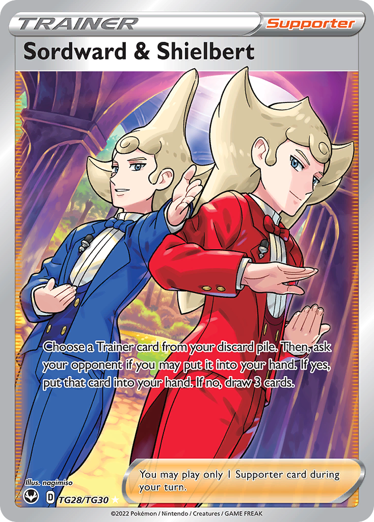 Sordward & Shielbert Silver Tempest Trainer Gallery TG28/30