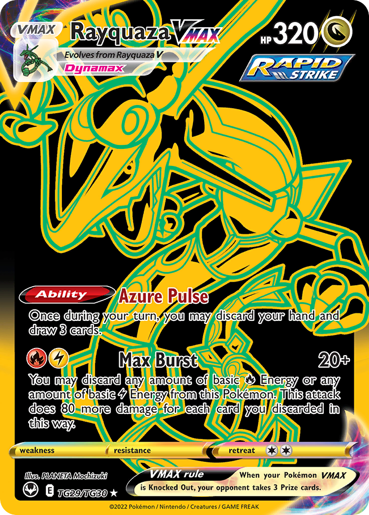 Rayquaza VMAX Silver Tempest Trainer Gallery TG29/30