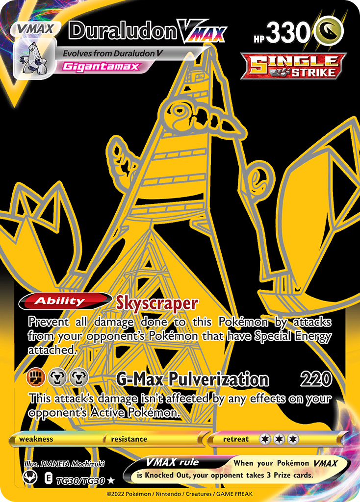 Duraludon VMAX Silver Tempest Trainer Gallery TG30/30