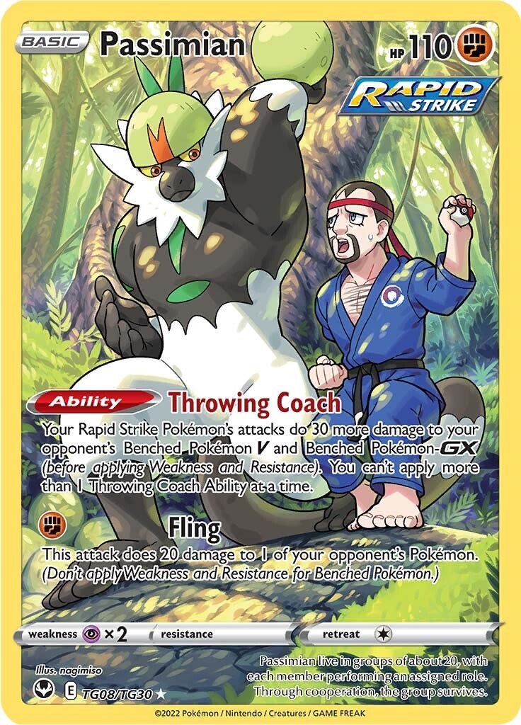 Passimian Tempestad Plateada Galería de Entrenador TG08/30