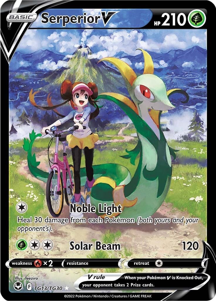 Serperior V Silver Tempest Trainer Gallery TG13/30
