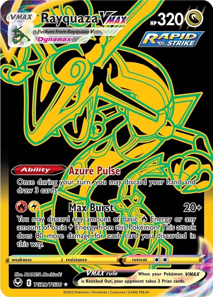 Rayquaza VMAX Tempestad Plateada Galería de Entrenador TG29/30