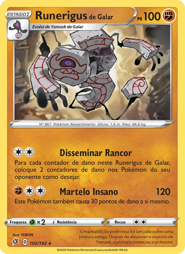 Runerigus de Galar Rixa Rebelde 102/192