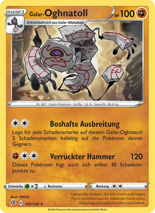 Galar-Oghnatoll Clash der Rebellen 102/192
