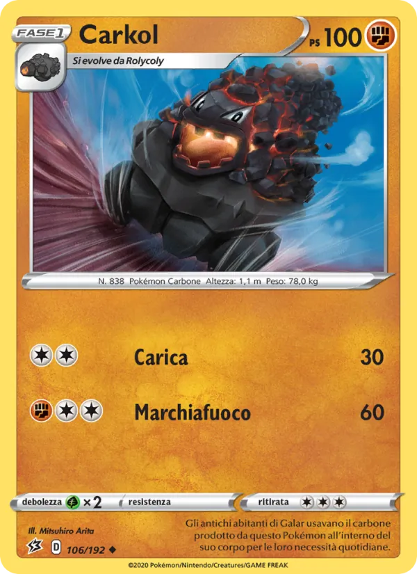Carkol Fragore Ribelle 106/192