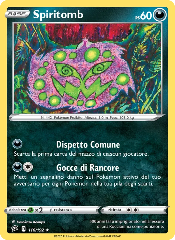 Spiritomb Fragore Ribelle 116/192