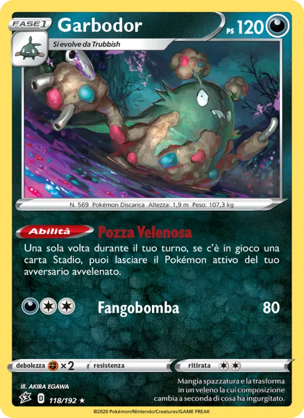 Garbodor Fragore Ribelle 118/192