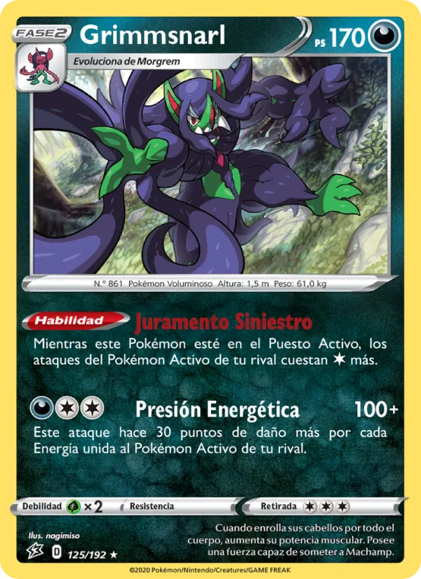 Grimmsnarl Choque Rebelde 125/192
