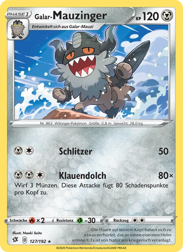 Galar-Mauzinger Clash der Rebellen 127/192