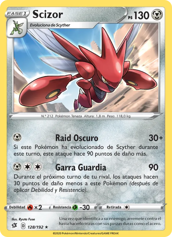 Scizor Choque Rebelde 128/192