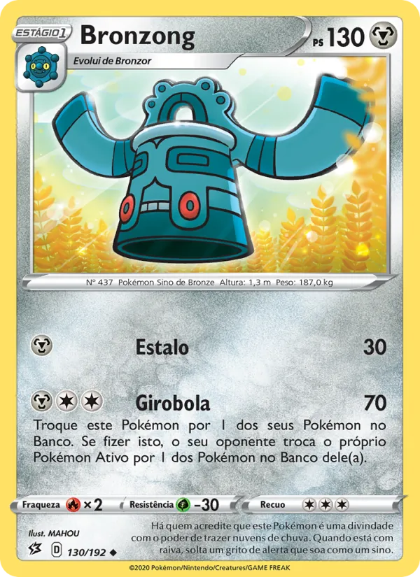 Bronzong Rixa Rebelde 130/192