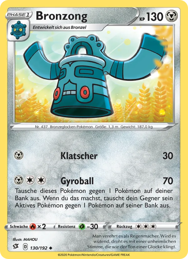 Bronzong Clash der Rebellen 130/192
