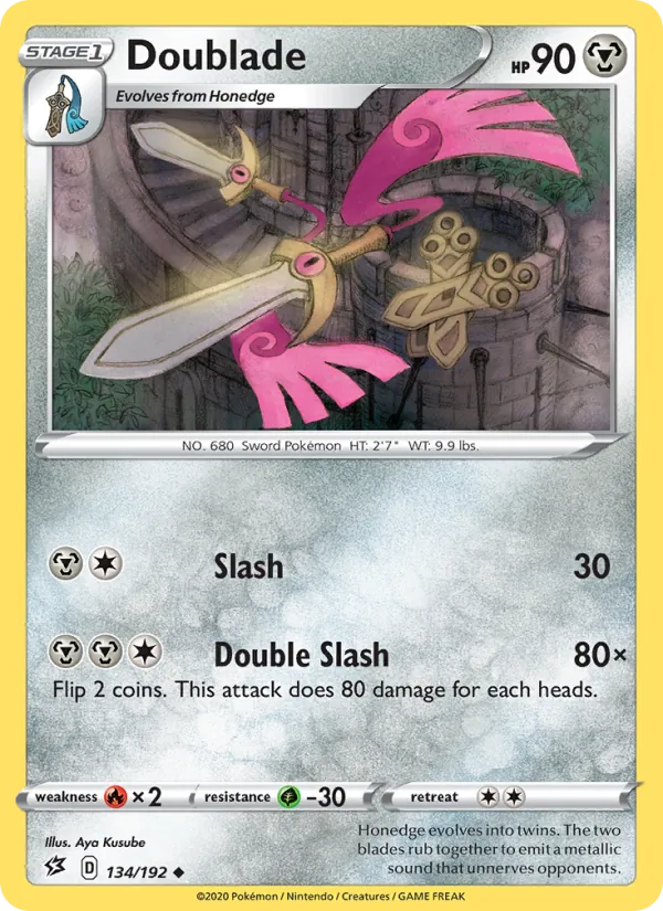 Doublade Rebel Clash 134/192
