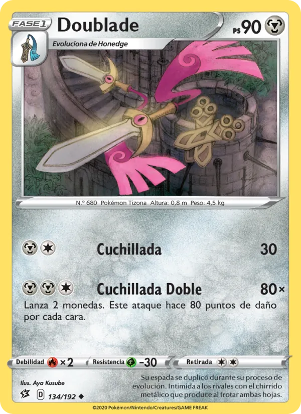 Doublade Choque Rebelde 134/192