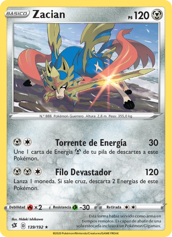 Zacian Choque Rebelde 139/192