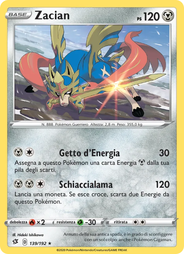 Zacian Fragore Ribelle 139/192