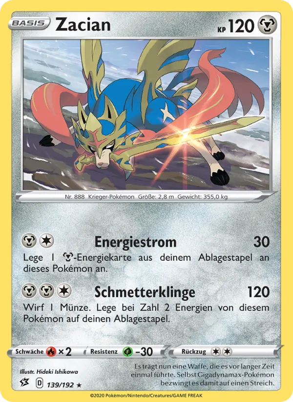 Zacian Clash der Rebellen 139/192