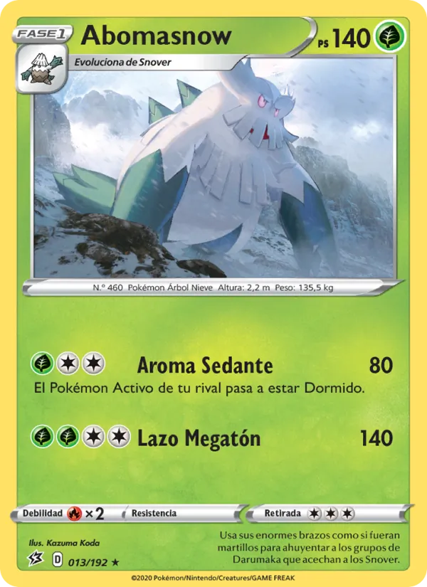 Abomasnow Choque Rebelde 13/192