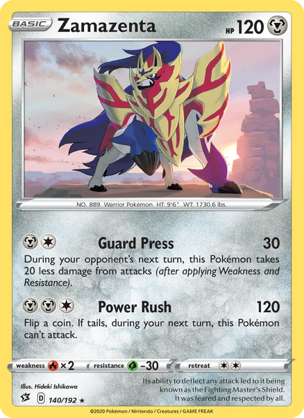 Zamazenta Rebel Clash 140/192