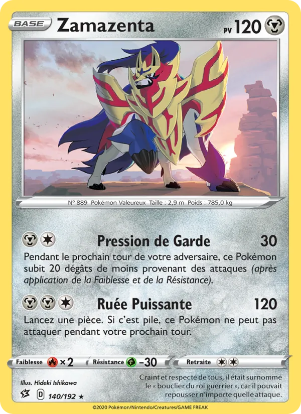 Zamazenta Clash des Rebelles 140/192