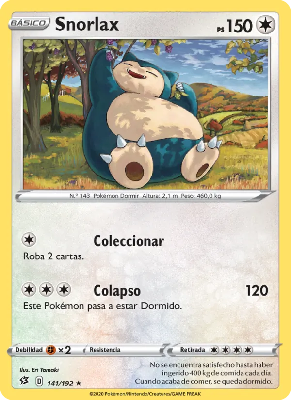 Snorlax Choque Rebelde 141/192