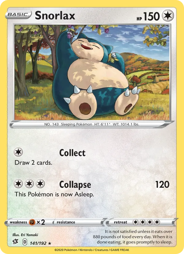 Snorlax Rixa Rebelde 141/192