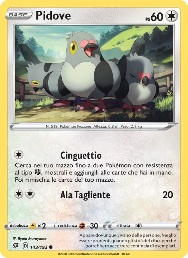 Pidove Fragore Ribelle 143/192