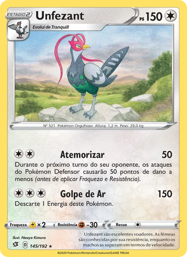 Unfezant Rixa Rebelde 145/192