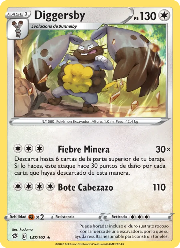 Diggersby Choque Rebelde 147/192