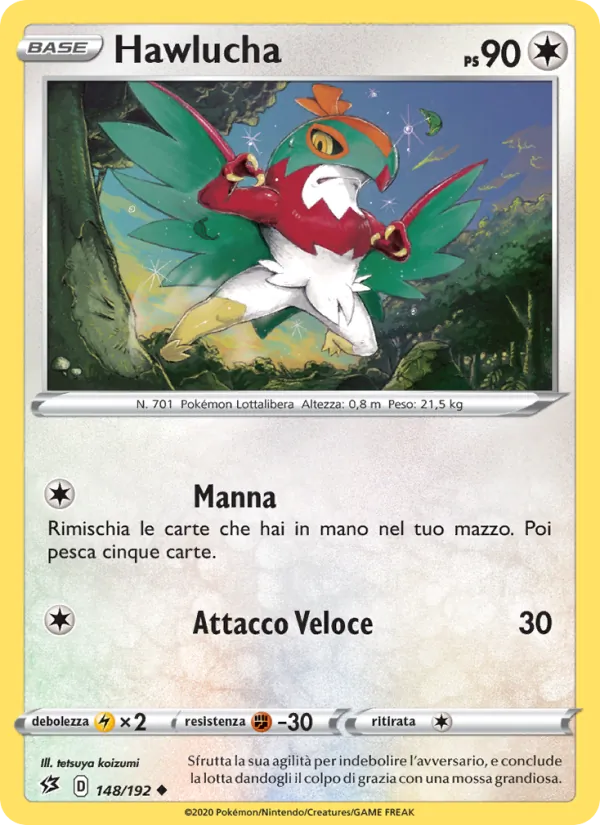 Hawlucha Fragore Ribelle 148/192