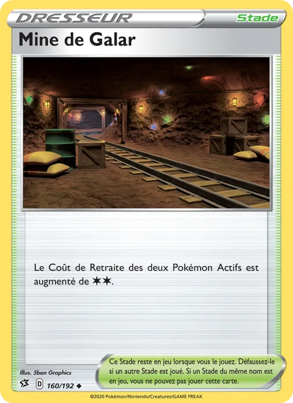 Mine de Galar Clash des Rebelles 160/192