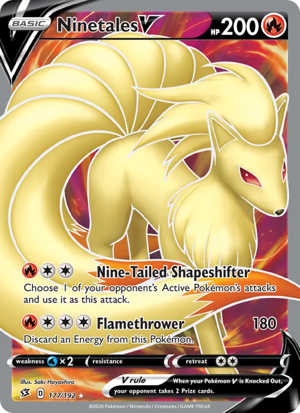 Ninetales V Rebel Clash 177/192