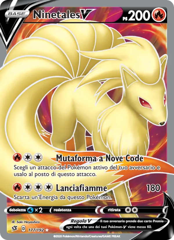 Ninetales V Fragore Ribelle 177/192