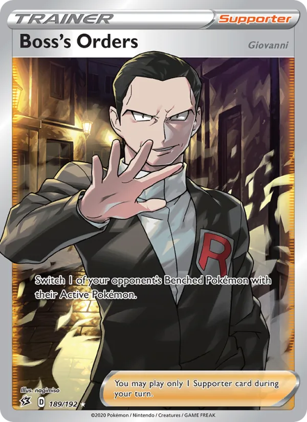 Boss's Orders (Giovanni) Rebel Clash 189/192