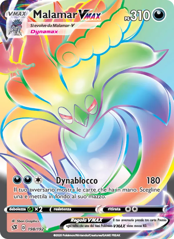 Malamar VMAX Fragore Ribelle 198/192