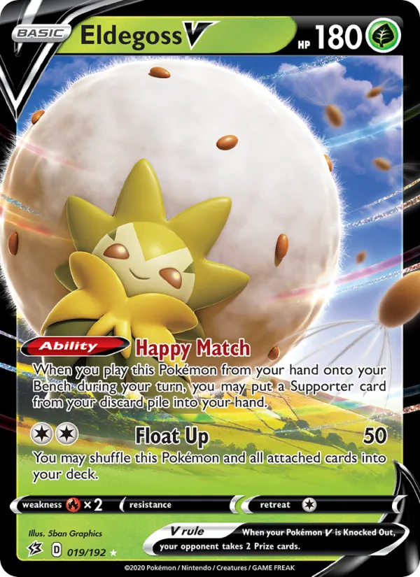 Eldegoss V Rebel Clash 19/192