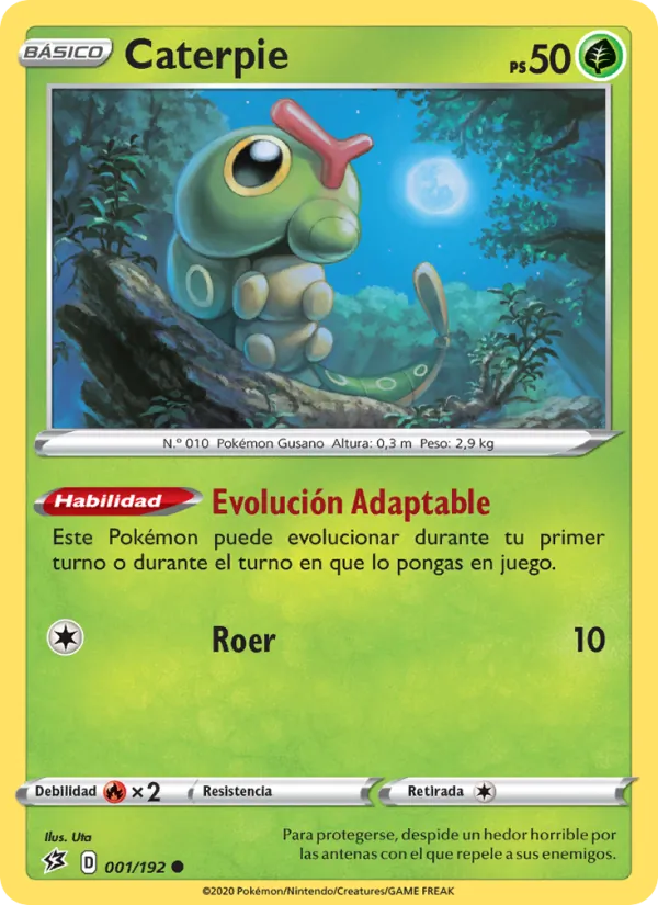 Caterpie Choque Rebelde 1/192