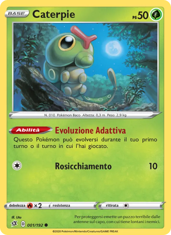Caterpie Fragore Ribelle 1/192